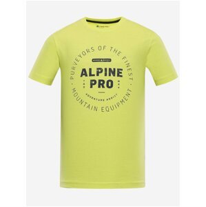 Pánské bavlněné triko ALPINE PRO LEVEK zelená
