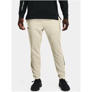 Tepláky Under Armour UA ARMOUR TERRY PANT - hnědá