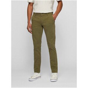 Khaki pánské chino kalhoty HUGO BOSS