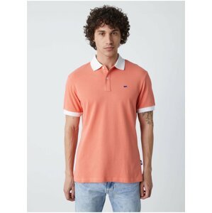 Bílo-oranžové pánské polo tričko GAS Ralph