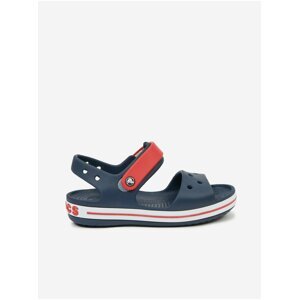 Červeno-modré dětské sandály Crocs