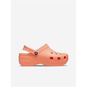 Oranžové dámské pantofle Crocs