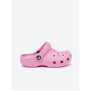 Růžové holčičí pantofle Crocs