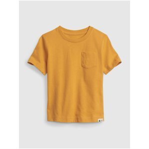 Chlapci - Dětské tričko z organické bavlny Žlutá