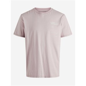 Světle růžové tričko Jack & Jones Ozone