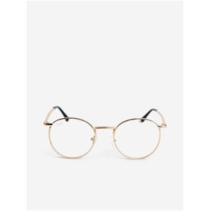 Brýle s lehce žlutými sklíčky a kovovými obroučkami ve zlaté barvě VUCH Merit