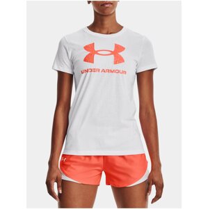 Tričko Under Armour UA SPORTSTYLE LOGO SS - bílá