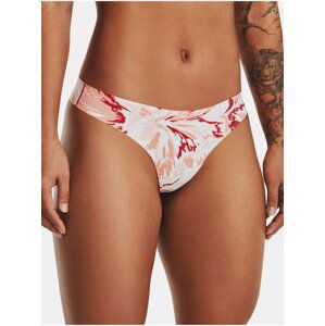 Tanga Under Armour PS Thong 3Pack Print - růžová