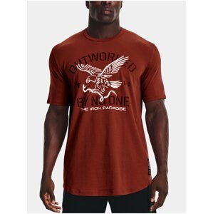 Tričko Under Armour UA Project Rock Outworked SS-RED