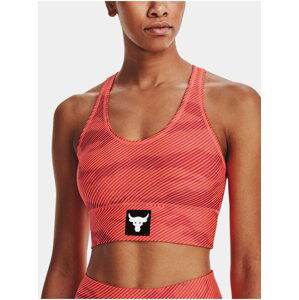 Oranžová dámská podprsenka Under Armour UA Project Rock HG Bra