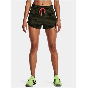 Zelené dámské kraťasy Under Armour UA Project Rock Print Short