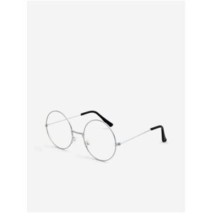 VeyRey Brýle s čirými skly lenonky Townsend stříbrné