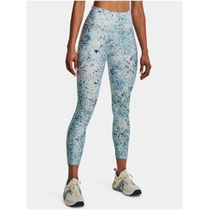 Modré dámské legíny Under Armour UA Project Rock HG Ankle Legging