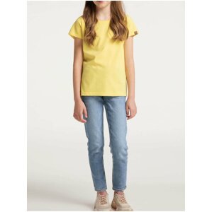 Žluté holčičí basic tričko Ragwear Violka