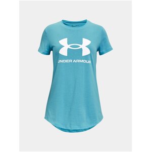 Tričko Under Armour UA SPORTSTYLE LOGO SS - modrá