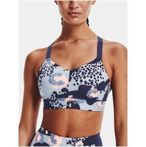 Podprsenka Under Armour UA Breathelux High Bra Print - modrá