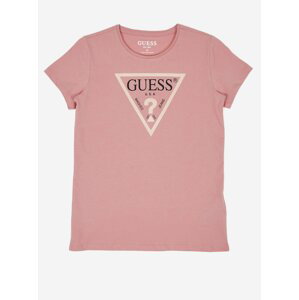 Růžové holčičí tričko Guess