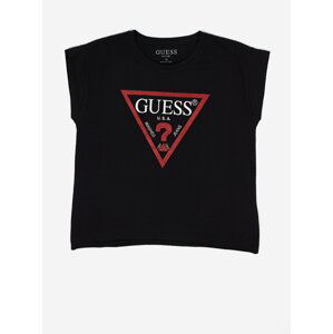 Černé holčičí tričko Guess