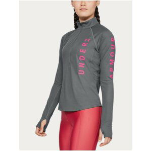 Tričko Under Armour Speed Stride Split Wordmark Half Zip