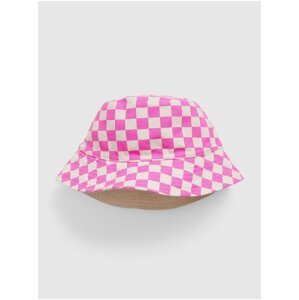Růžový dámský vzorovaný klobouk GAP