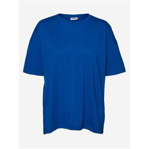 Modré volné basic tričko Noisy May Mathilde