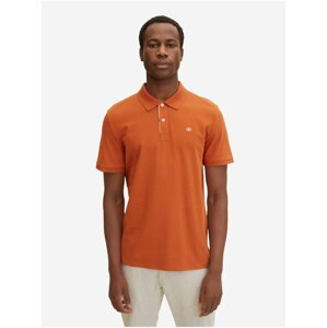 Oranžové pánské polo tričko Tom Tailor