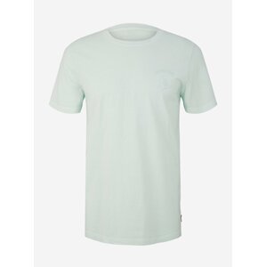 Pánské tričko v mentolové barvě Tom Tailor Denim