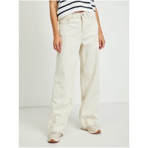 Béžové dámské široké džíny Tom Tailor Denim