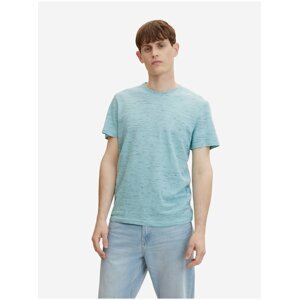 Světle modré pánské žíhané tričko Tom Tailor