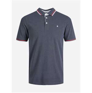 Tmavě modré pánské polo tričko Jack & Jones Paulos