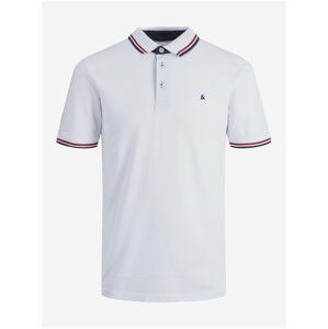 Bílé pánské polo tričko Jack & Jones Paulos