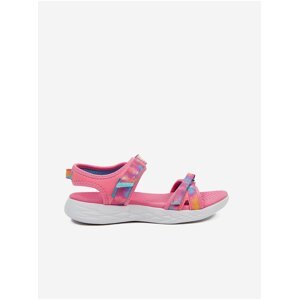 Růžové holčičí sandály Skechers