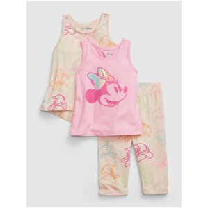 Béžový holčičí organic set GAP Disney Minnie