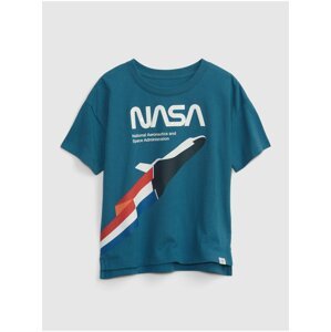 Modré klučičí tričko NASA GAP