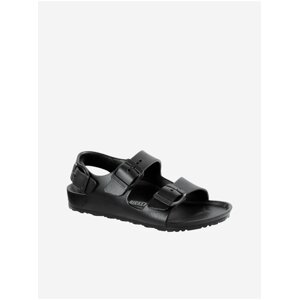 Černé dětské sandály Birkenstock Milano