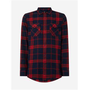 Modro-červená pánská kostkovaná košile O'Neill LM CHECK FLANNEL SHIRT