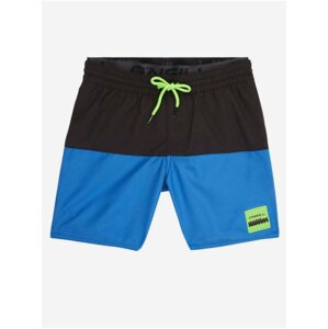 Modro-černé klučičí plavky O'Neill PB DOUBLE-UP SHORTS