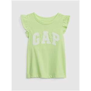 Zelené holčičí tričko s logem GAP