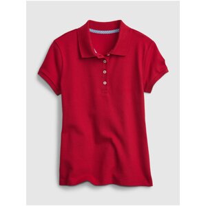 Červené holčičí polo tričko organic GAP