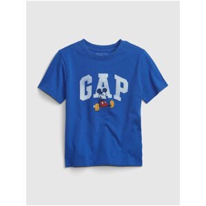 Modré klučičí tričko GAP & Disney Mickey GAP