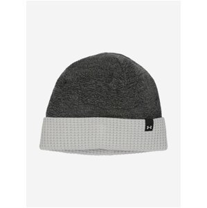 Šedo-černá pánská oboustranná čepice Under Armour Reversible Beanie