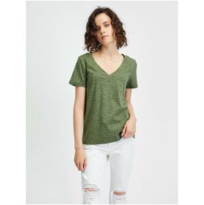 Zelené dámské vzorované tričko GAP