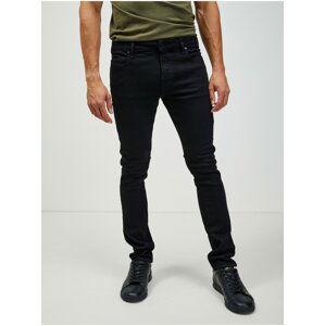 Černé pánské skinny fit džíny Guess Chris