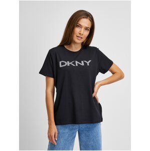 Černé dámské tričko DKNY