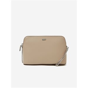 Světle hnědá kožená crossbody kabelka DKNY Bryant