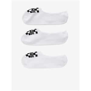 Sada tří párů ponožek v bílé barvě VANS