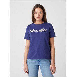 Tmavě modré dámské tričko Wrangler