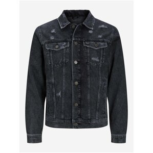 Černá džínová bunda Jack & Jones Jean