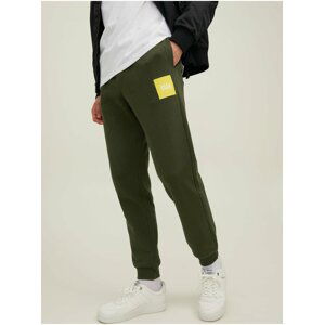 Khaki tepláky Jack & Jones Gordon