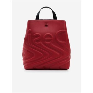 Vínový dámský batoh Desigual Psico Logo Sumy Mini